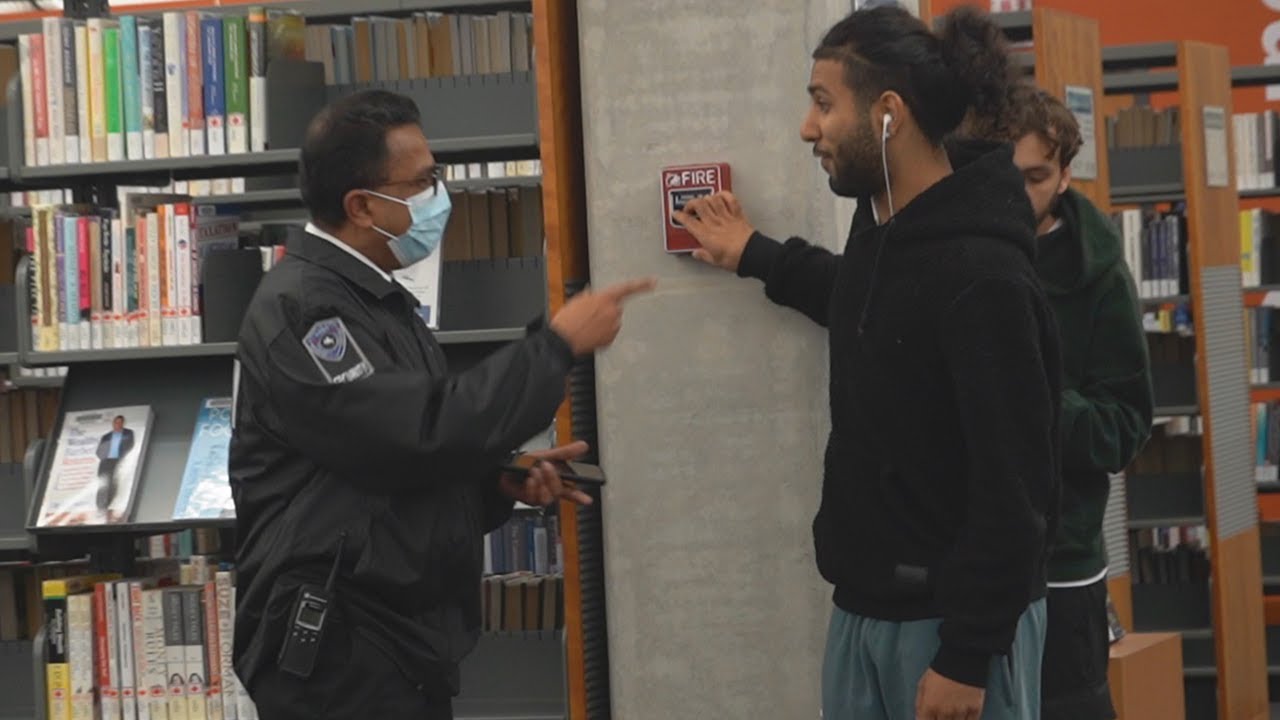 Pulling Fire Alarm Prank!