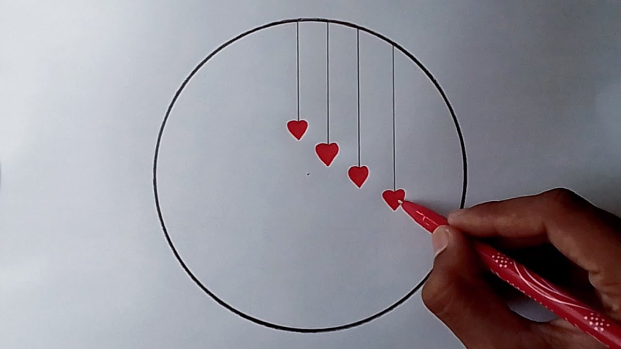 Circle Drawing Scenery - Art Prophec