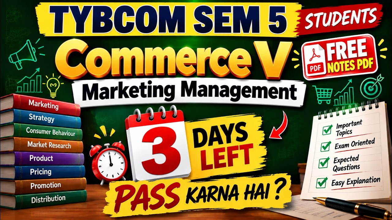 Notes of Commerce V TYBCOM SEM 5 - Mumbai University