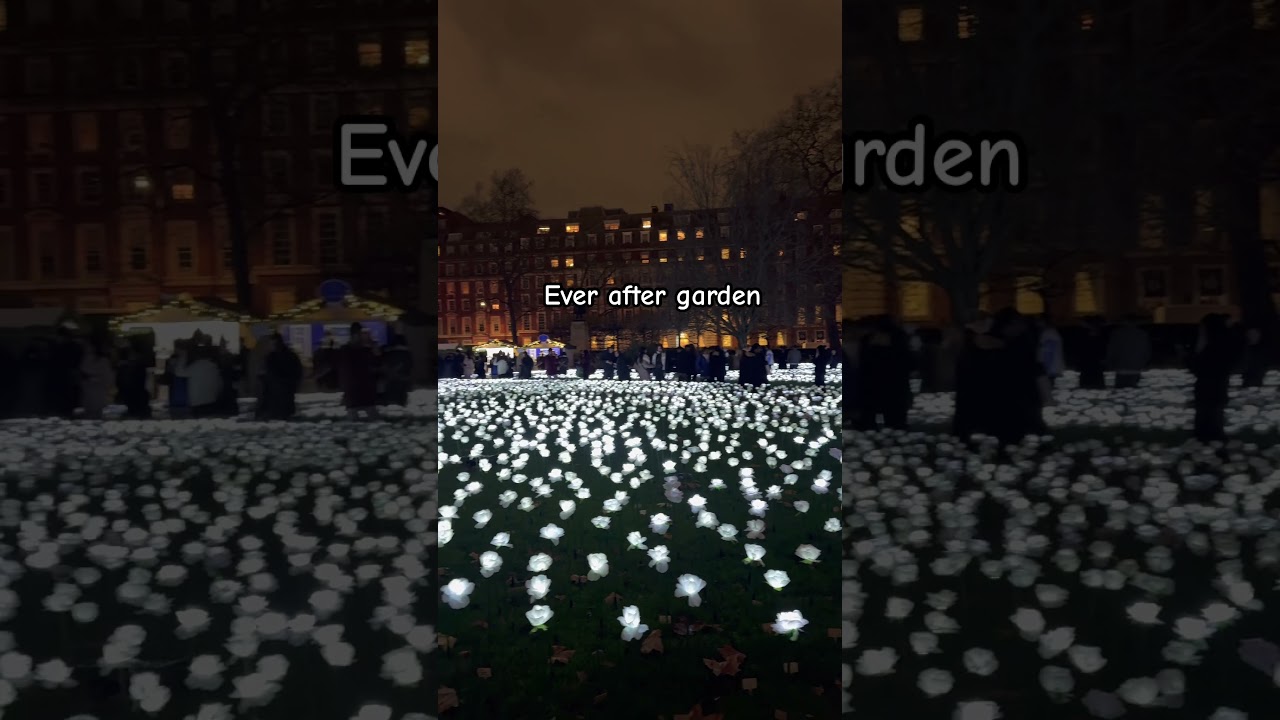 Ever after Garden🎄#christmas #london #chrismaslights 2024