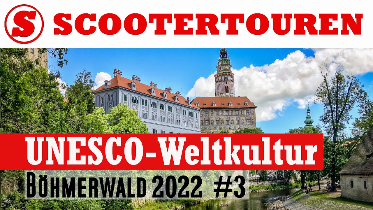 B&ouml;hmerwald 2022 | UNESCO-Weltkultur | Krumau | Lipno | Tschechien entdecken mit Scootern #3