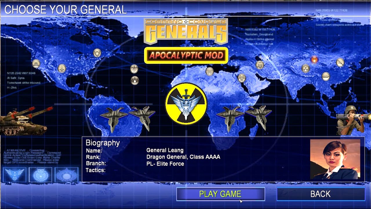 Boss general all challenge! C&C Generals Zero Hour Apocalyptic mod.