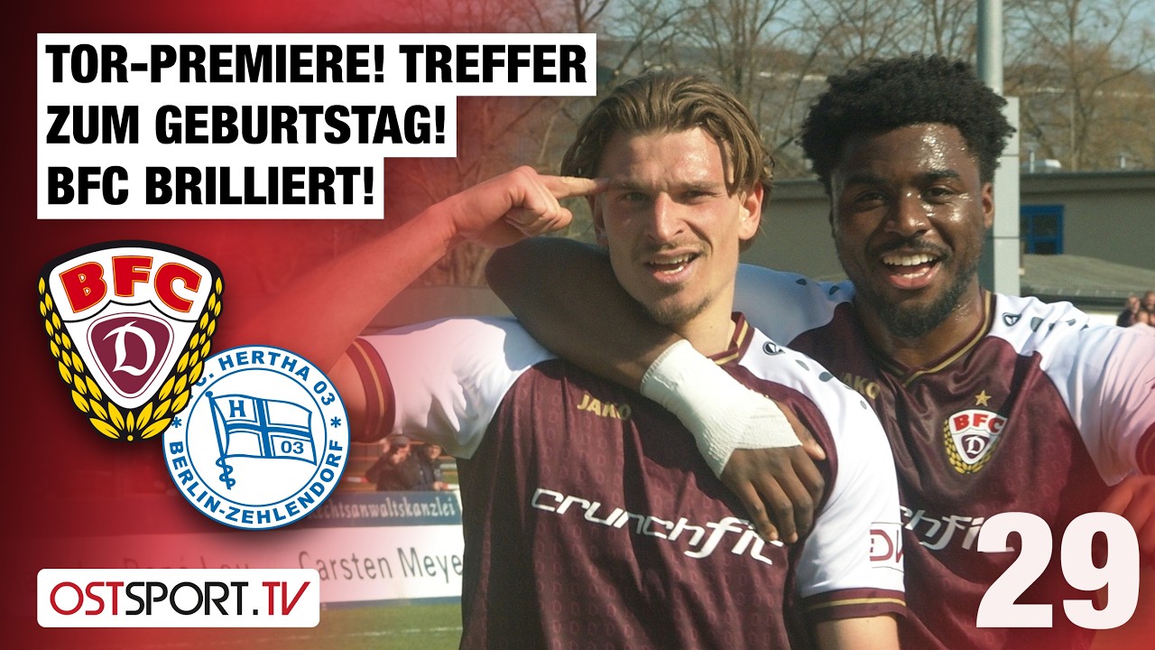 Premiere & Geburtstags-Tor! BFC brilliert: BFC Dynamo - Hertha 03 Zehlendorf | Regionalliga Nordost