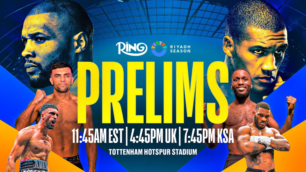 LIVE | Watch the opening Prelim fights of the Chris Eubank Jr vs Conor Benn