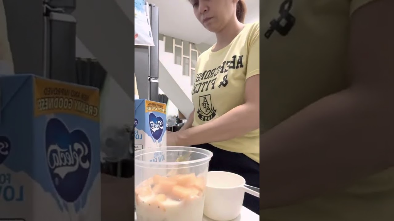 Banana-Melon overnight  oats