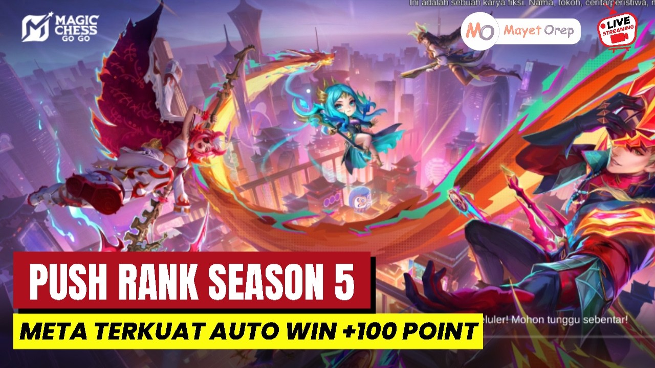 LIVE: PUSH RANK SEASON 5! META TERKUAT AUTO WIN +100 POINT
