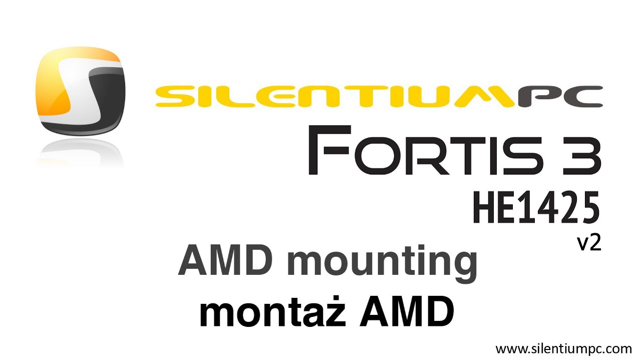 SilentiumPC Fortis 3 v2 - AMD mounting / montaż podstawka AMD