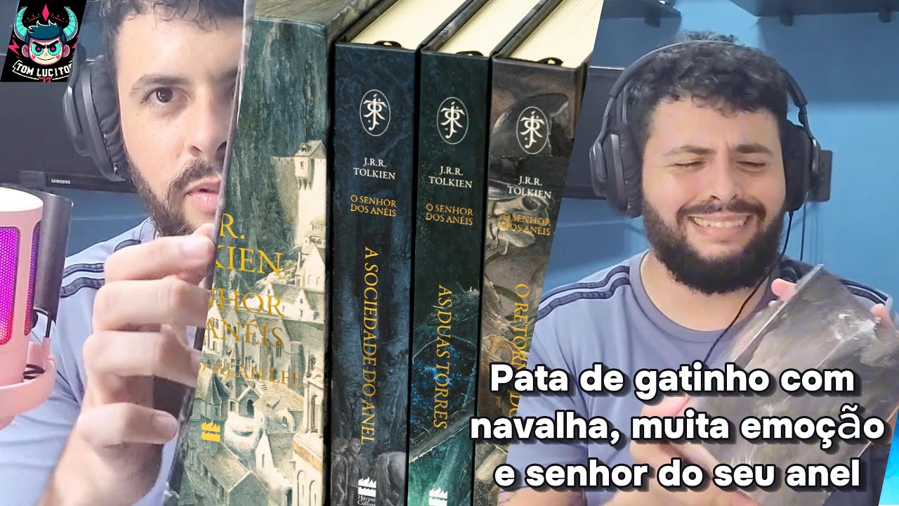 Unboxing Senhor dos anéis, Box ilustrado Alan Lee, da Harper Collins Brasil
