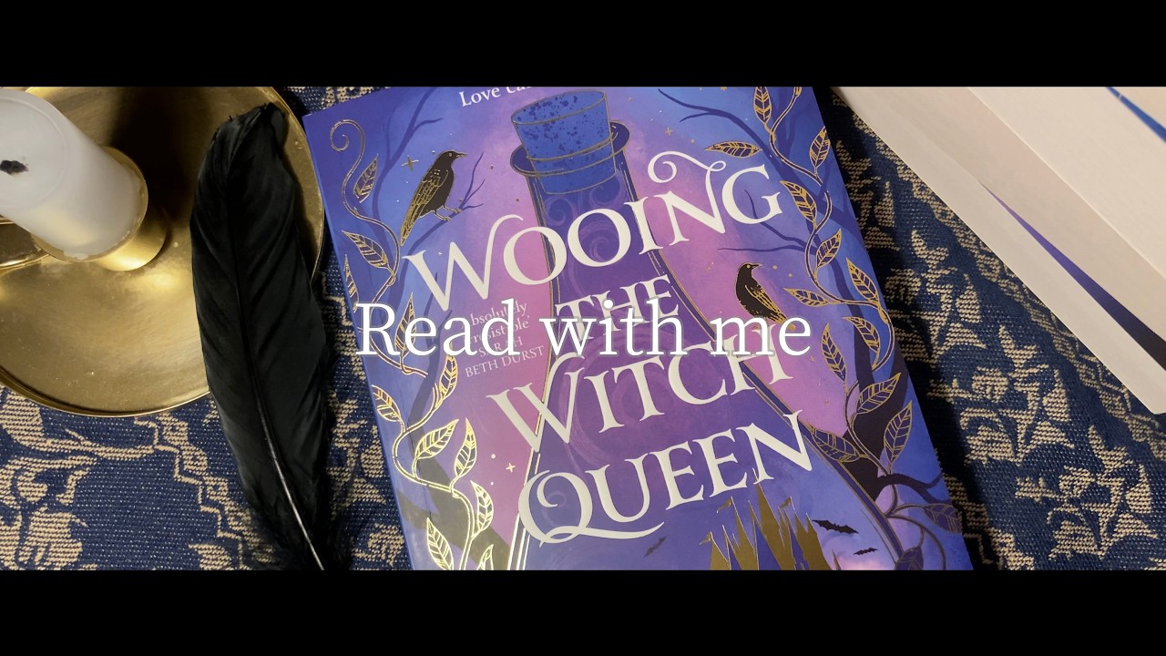 Read with me # 61「WOOING THE WITCH QUEEN」| 心が落ち着く雨の音 | 読書記録 | ※概要欄にお知らせあり