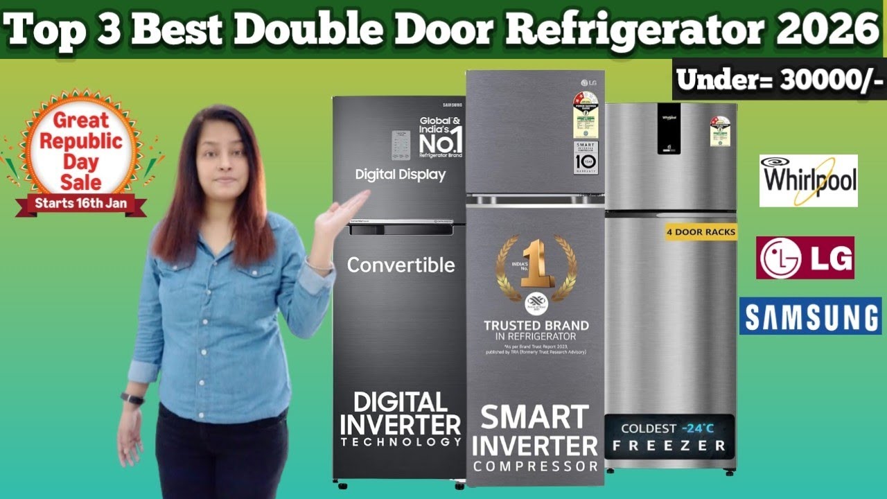 Latest Double Door Refrigerator 2026 / Best Double Door Refrigerator Under 30000/- 🔥🔥🔥