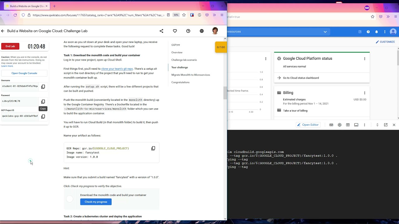 Build a Website on Google Cloud: Challenge Lab [GSP319] - Qwiklabs