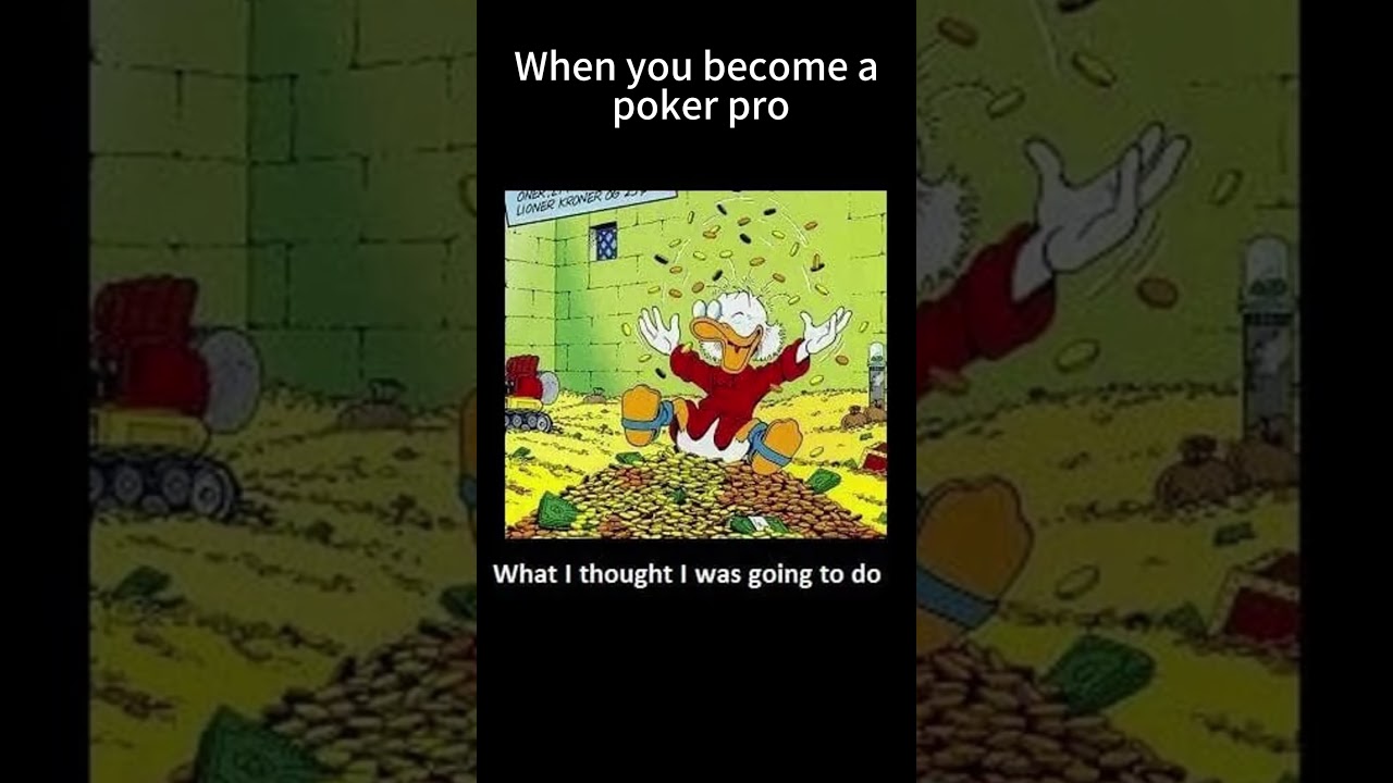 When you become a poker pro... 