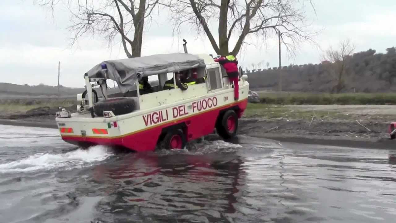 Assegnato ai Vigili del fuoco di Viterbo un mezzo anfibio