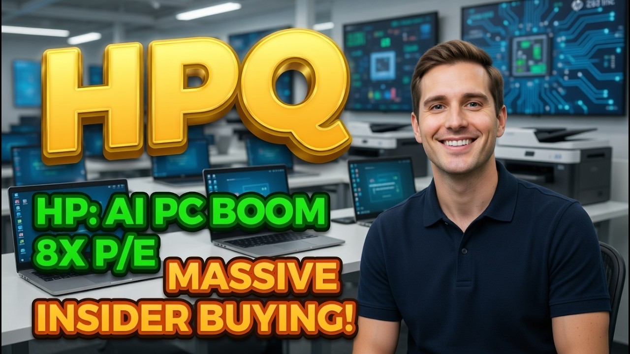 HP: AI PC Boom, 8x P/E, Massive Insider Buying! HPQ Stock Analysis