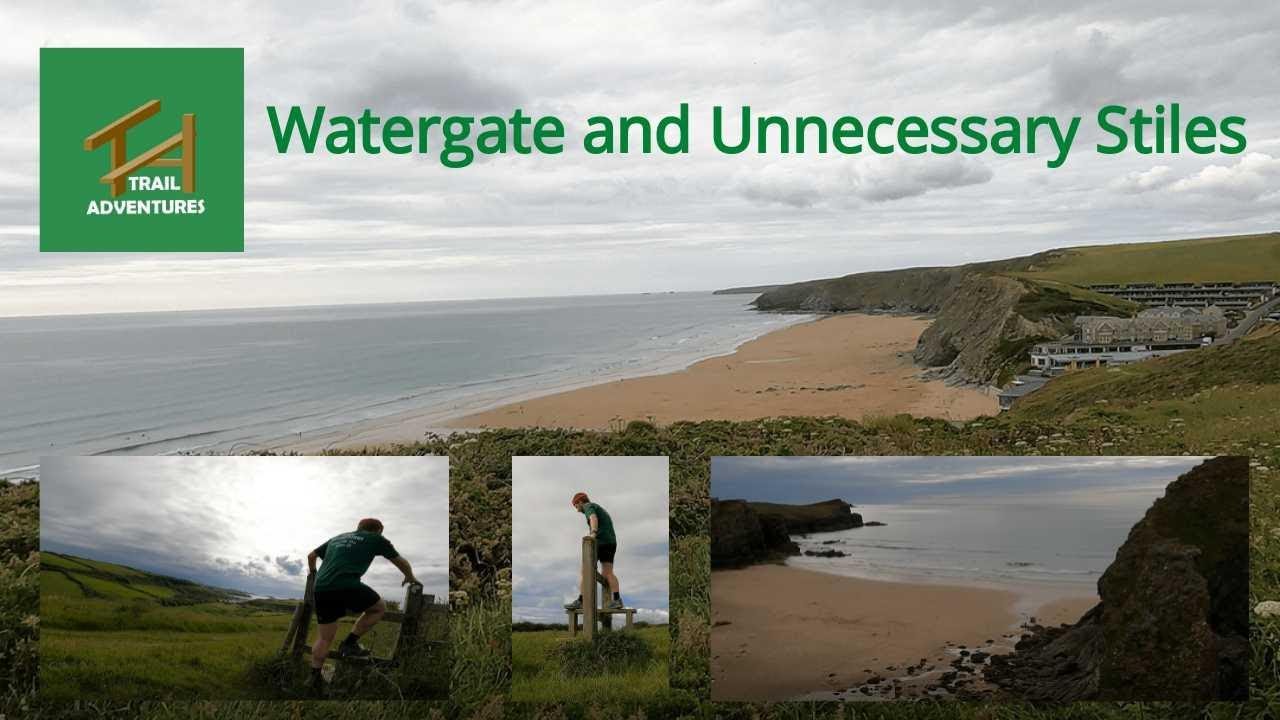 Trail Running unnecessary Stiles to Watergate and Porth Beach