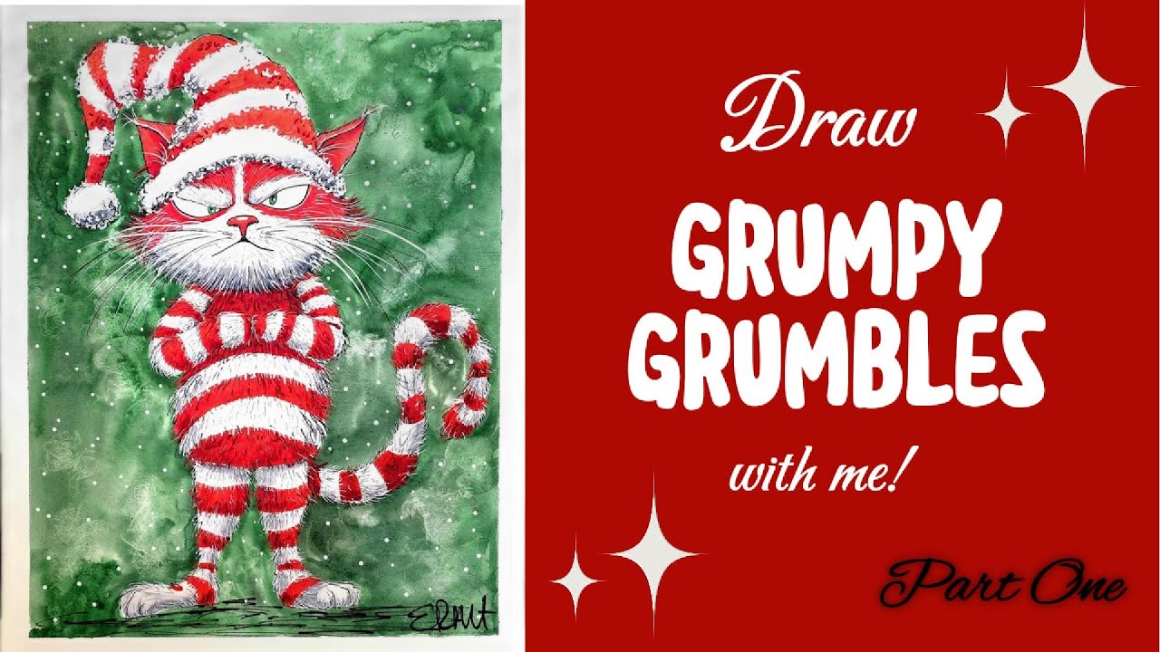 Full Drawing Tutorial - Grumpy Grumbles!