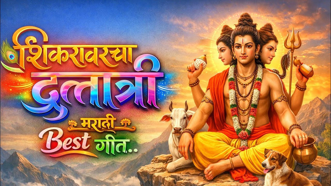 🦚माहूर गडावरचा दत्ता!भक्ती गीत!