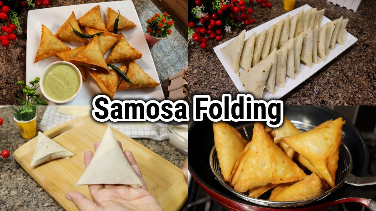 Bakery Style Keema Samosa Recipe By Tasty Food With Maria (Ramadan Special) | Samosa Folding Idea