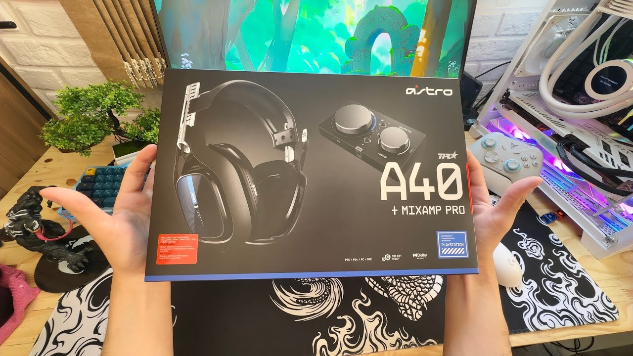 Logitech Melhor Garantia e Unboxing Headset Astro A40 TR