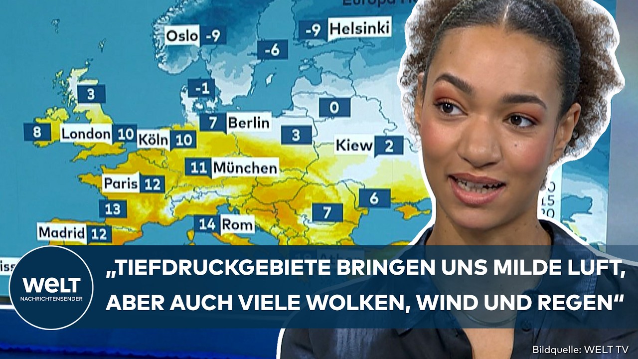 WELT WETTER: Graue Wolkendecke legt sich über Deutschland! Vielerorts wird's nass – aber dafür mild