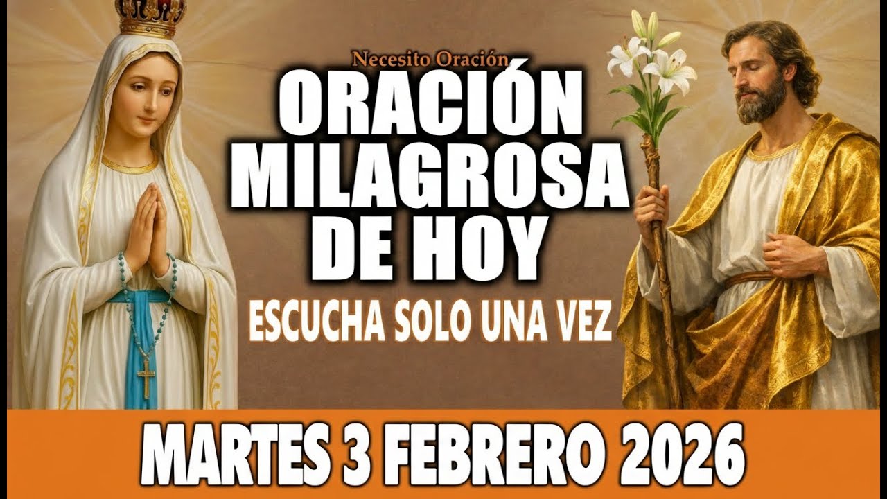 🔴 ORACIÓN URGENTE A SAN JOSÉ Y NUESTRA SEÑORA DE LOURDES PARA UN MILAGRO IMPOSIBLE