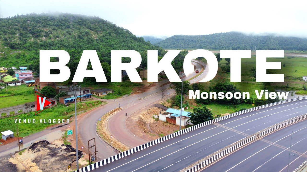 Barkote Monsoon Drone View 📍 BARKOTE 📍 DEOGARH #barkote #drone #dronevideo @VENUEVLOGGER