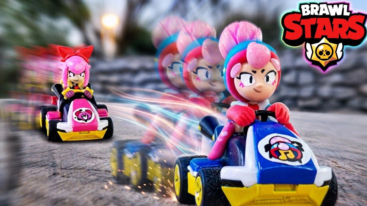 BRAWL STARS but in MARIO KART 2 💥🏎