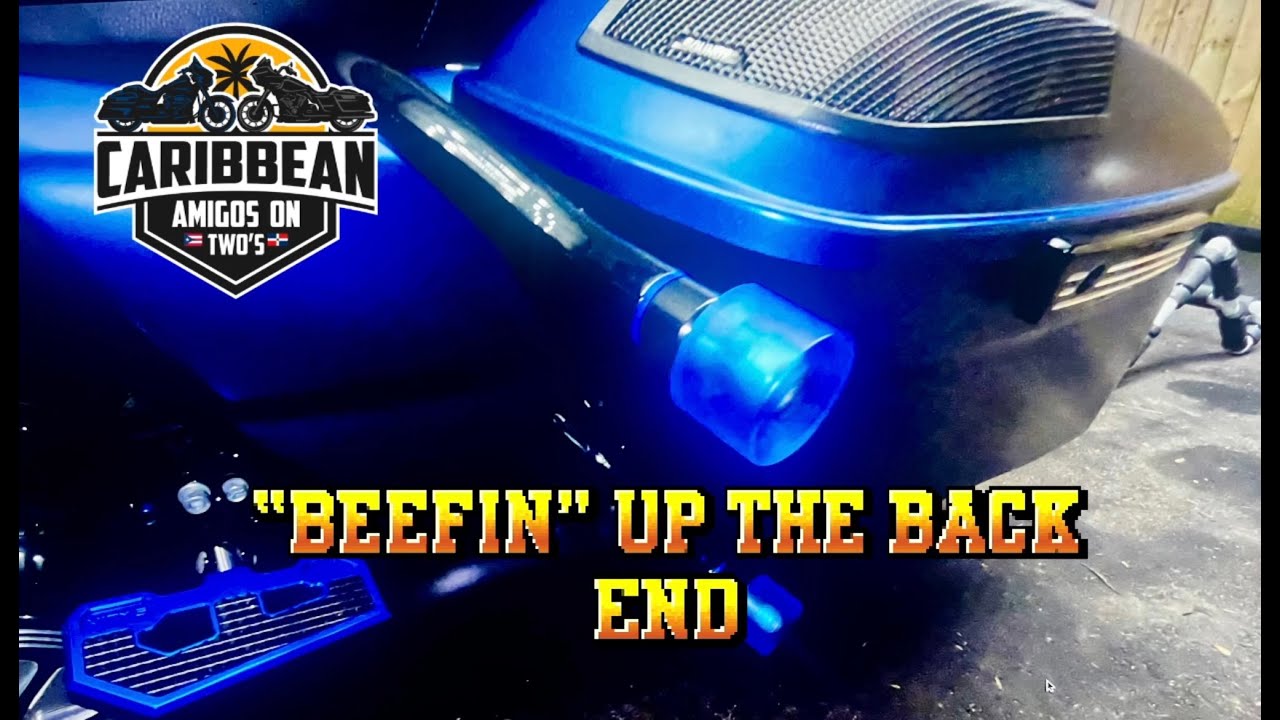 Street Glide rear crash guards for when you stop too fast (or Fall too slow)