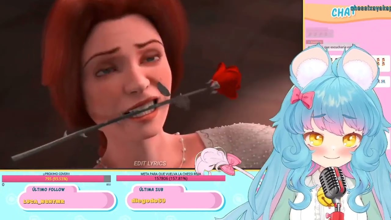 YO QUIERO UN HEROE   CHESSI CANTA LA DE SHREK 2 #vtuber #clip #twitch #shrek #hero #cover