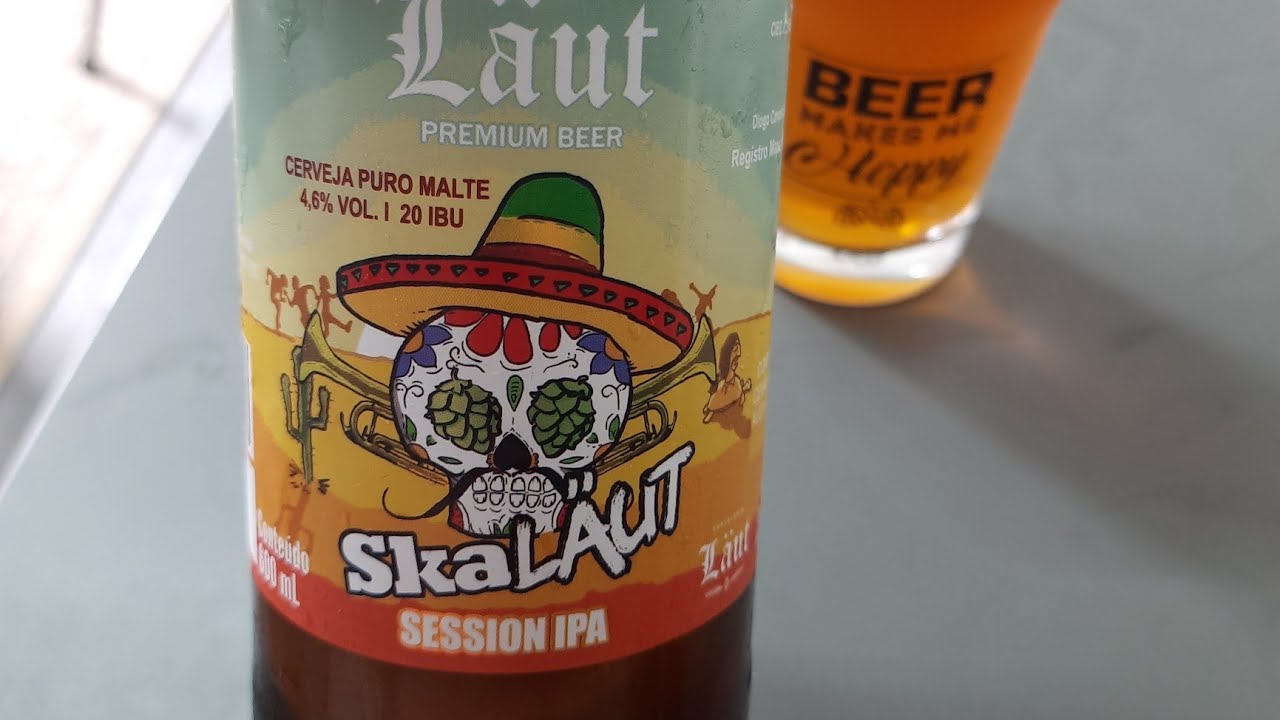 Degusta&ccedil;&atilde;o da cerveja SkaLaut Session Ipa da L&auml;ut Beer #lautbeer #sessionipa #cervejaartesanal