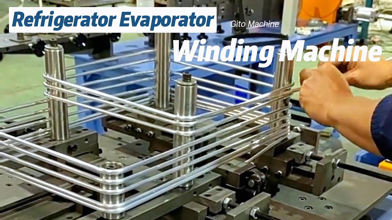 Chest Freezer Evaporator Coil Tube Winding Machine