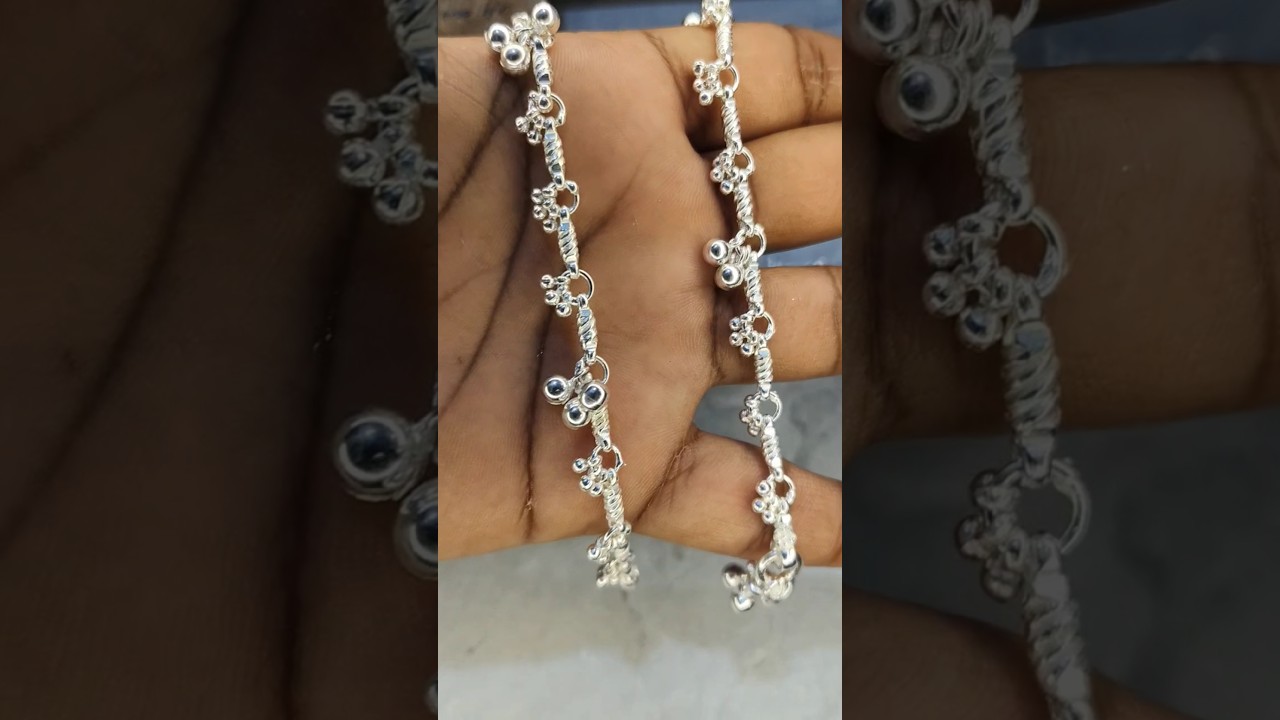 silver pattilu latest designs