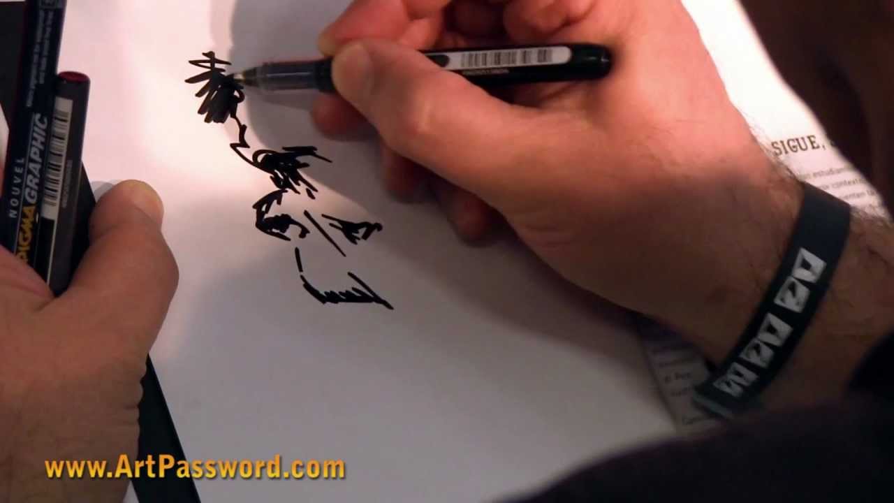 Liberatore drawing Ranxerox