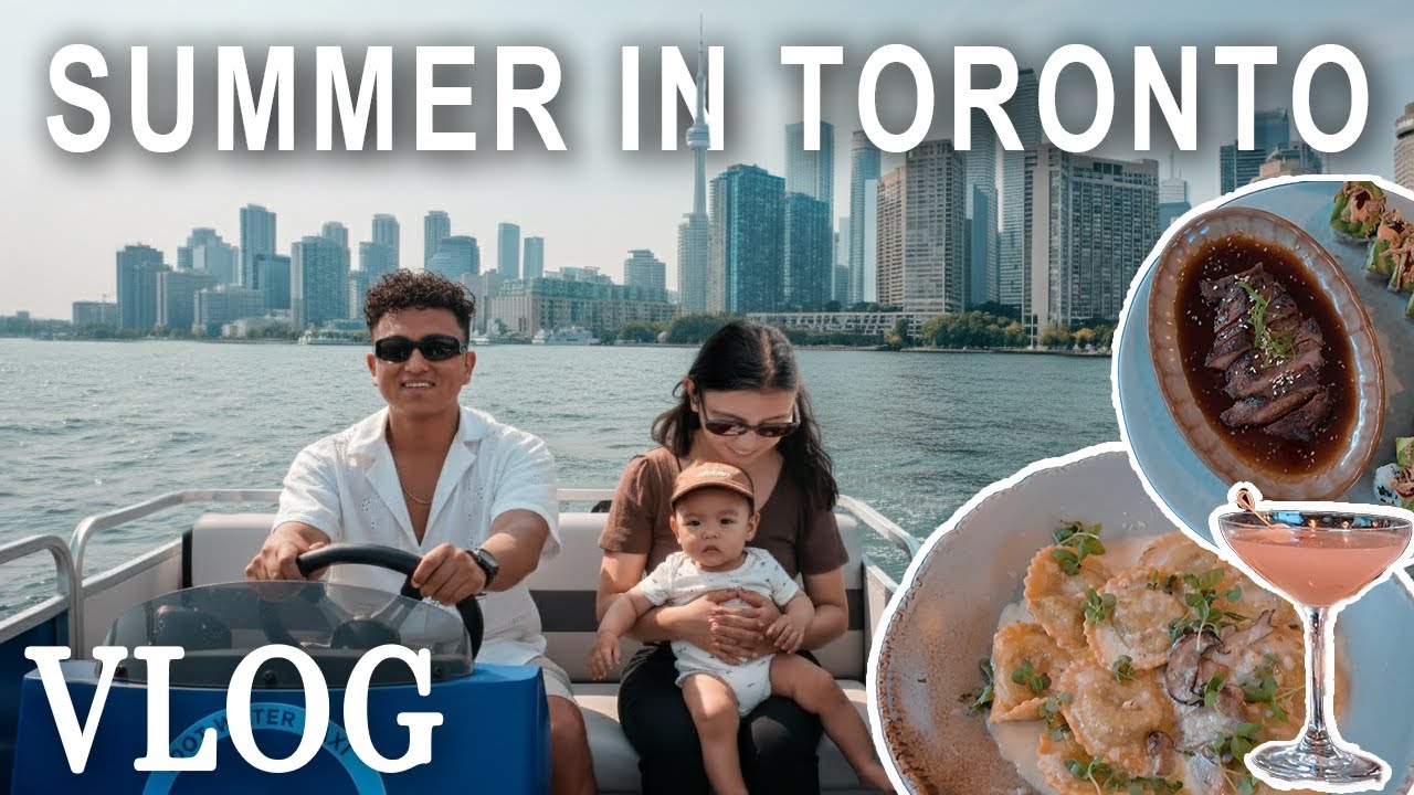 Toronto Centre Island | Queens Harbour Front Restaurant | Summer Vlog