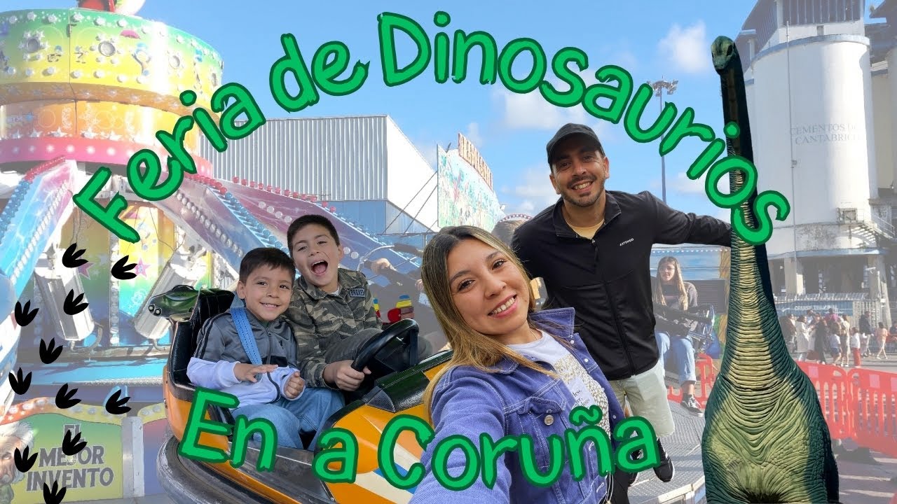 Visitamos una feria de Dinosaurios en Coruña