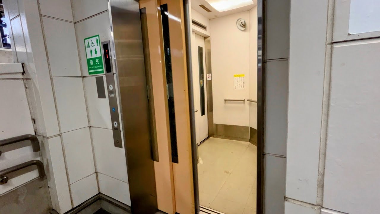 【日立】一ノ割駅のエレベーター HITACHI Elevator,Ichinowari Sta.
