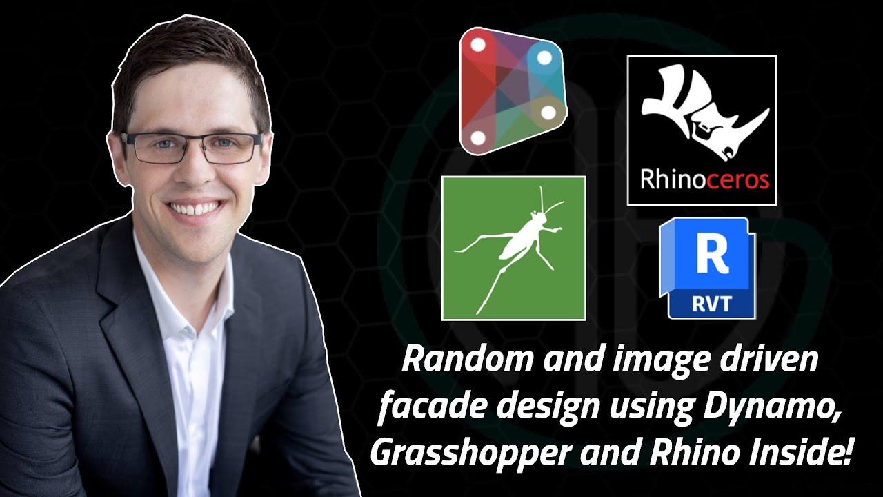 Random/image driven facades using Dynamo, Grasshopper and Rhino Inside Revit!