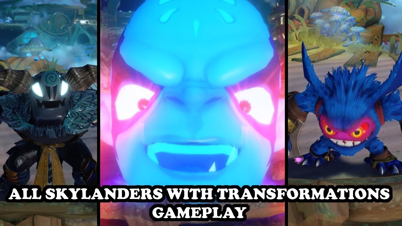 Skylanders Imaginators - All Transformable Skylanders GAMEPLAY