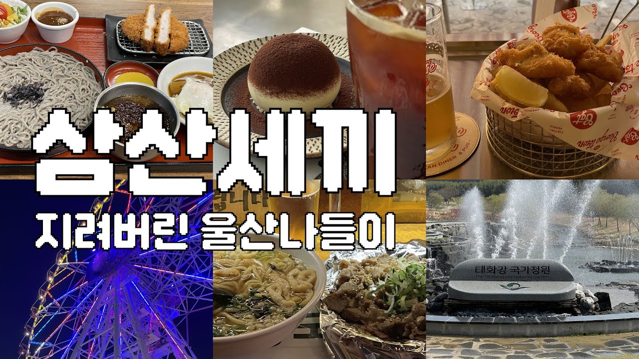 [삼산세끼 울산여행] 지려버린 울산 삼산동 나들이?! 삼산동 맛집과 인생 티라미수! 3인칭 인간극장 브이로그