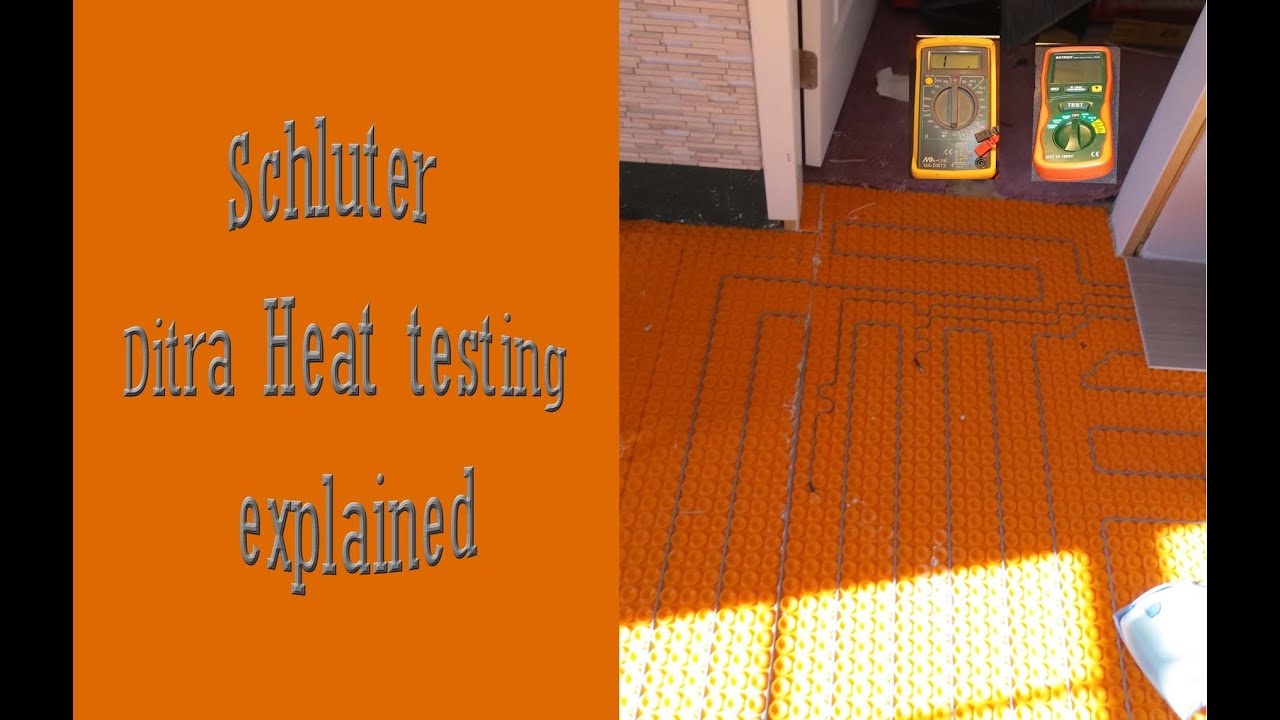 Ditra Heat wires test explained and how to