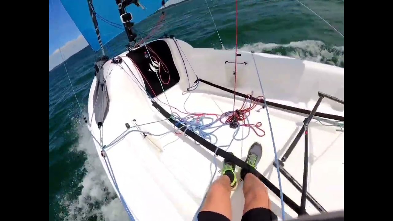 Singlehanded training with The First 18 (Ex-Seascape18)