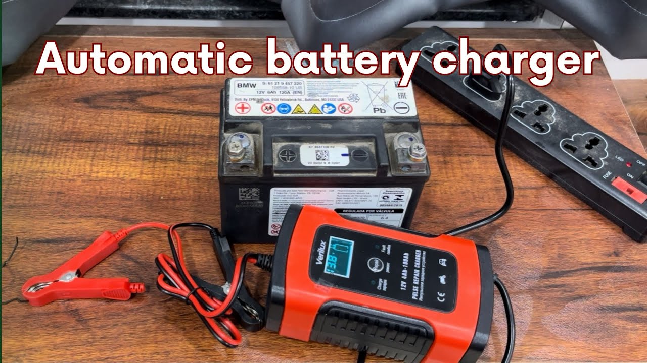 Automatic Bike/Car Battery charger #bike #travel #trending #life #safety