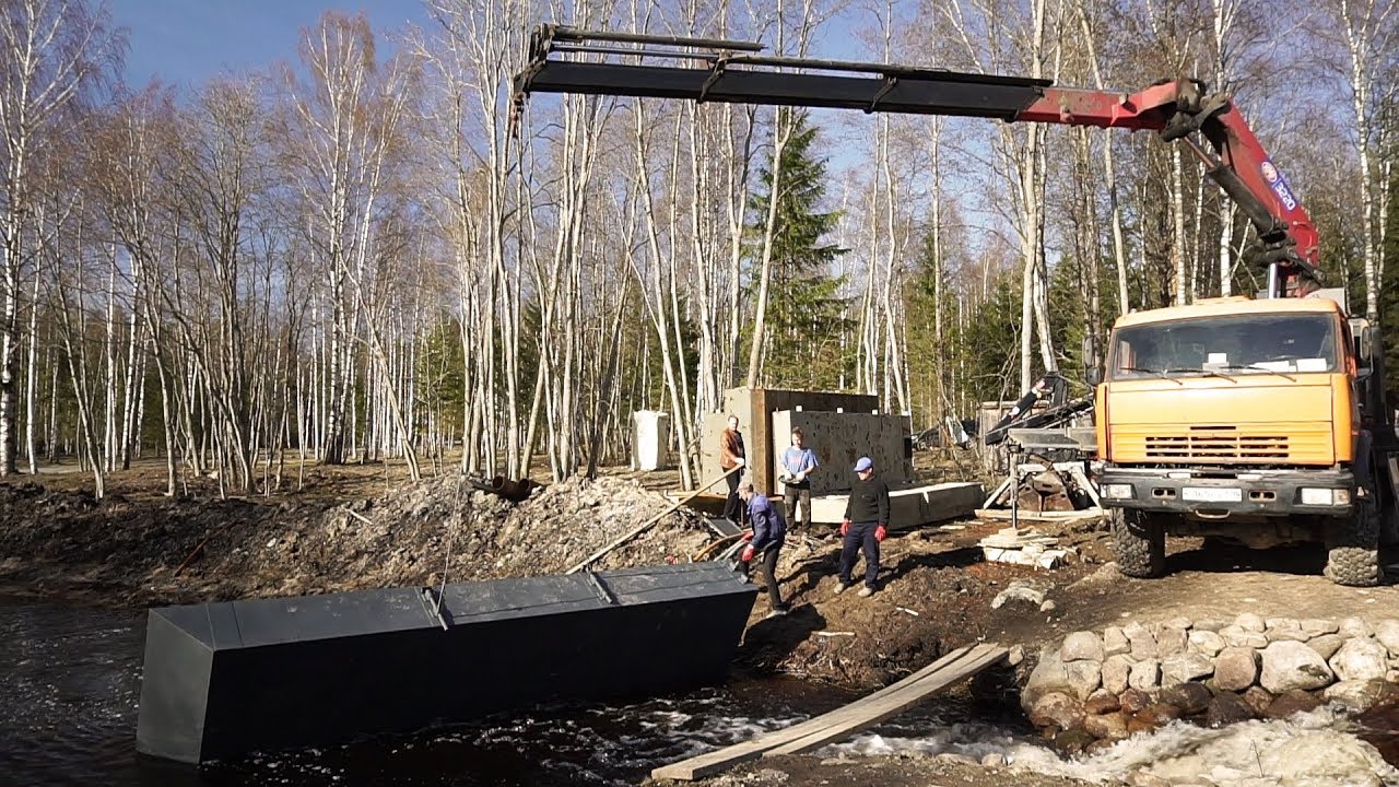 Манипулятор Камаз 43118. Доставка оборудования для очистки водоемов и дноуглубления.