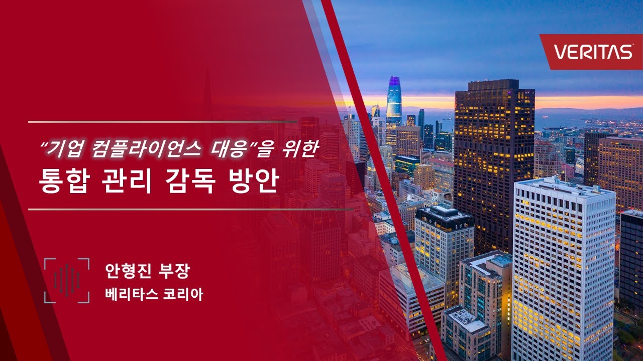 이디스커버리, 내부회계감사(K-SOX), 특허소송을 위한 디지털 컴플라이언스 [베리타스]