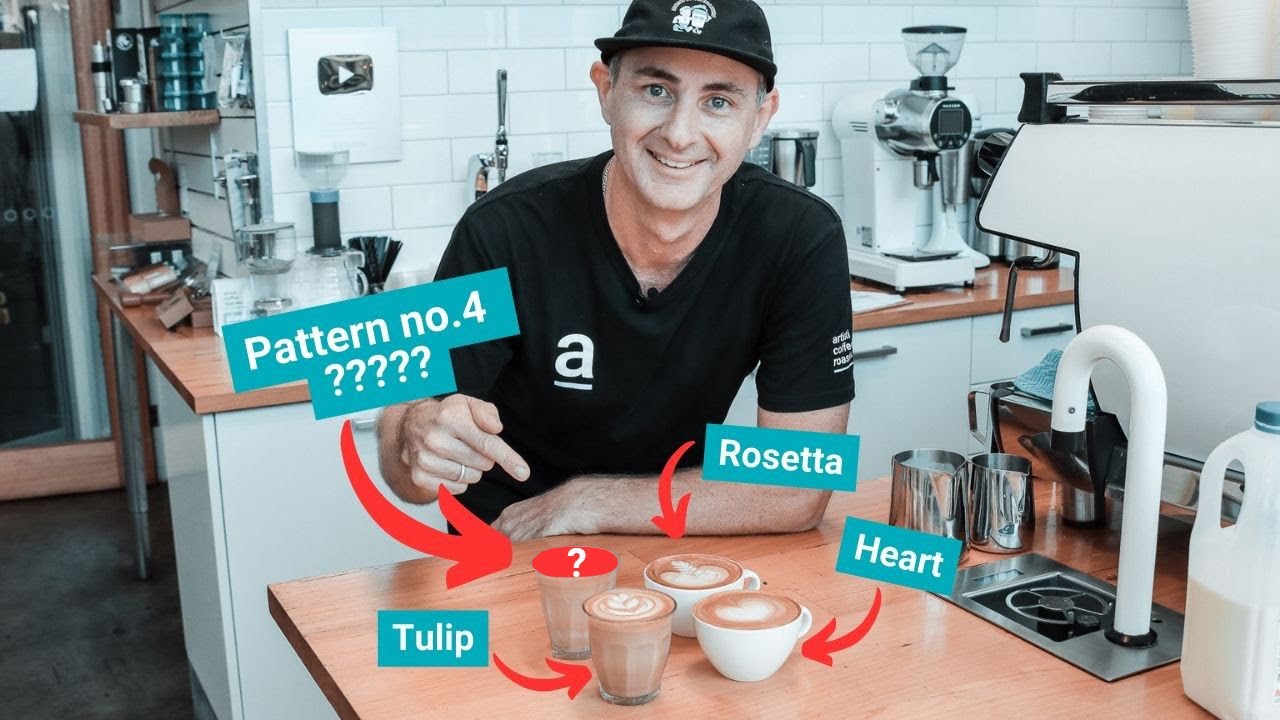 Master 4 Essential Latte Art Patterns (Beginner to Pro!) ☕️🎨