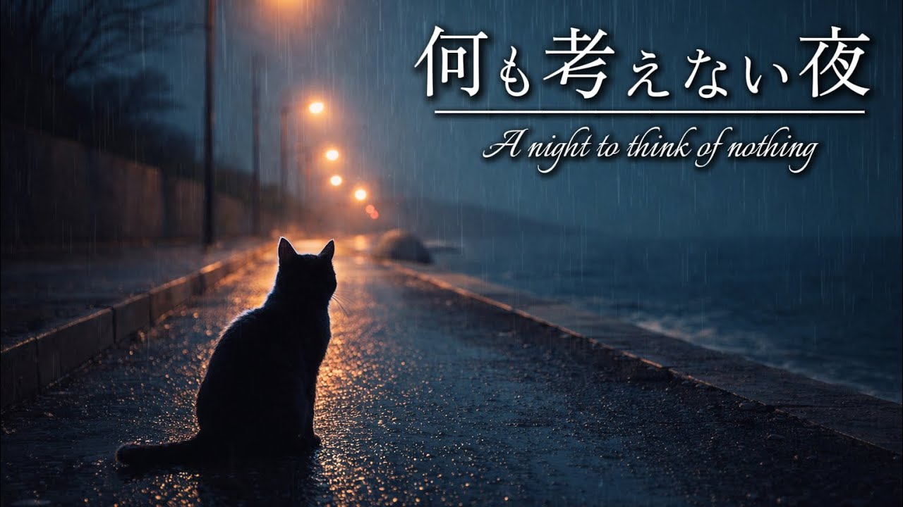 【眠る前のBGM】何も考えない夜｜睡眠・夜 calm piano lofi
