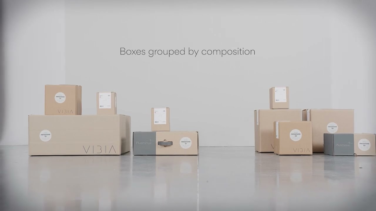 Plusminus lighting fixture easy installation