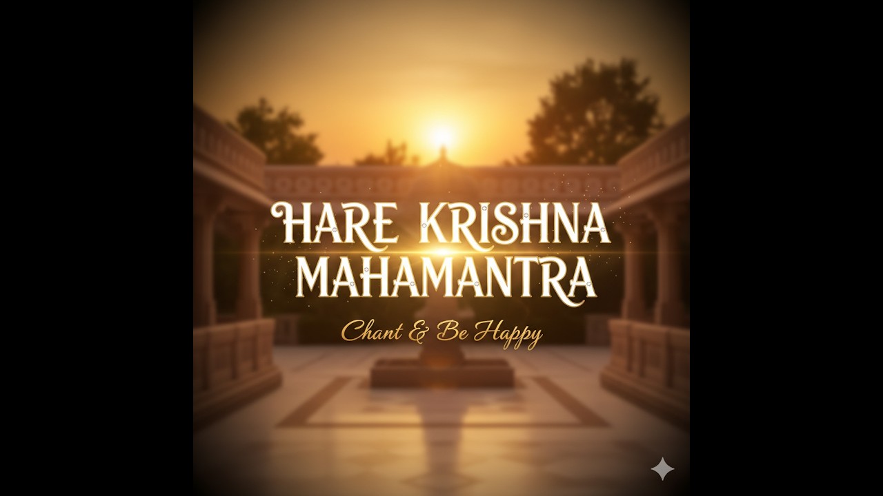 Hare Krishna Mahamantra | Remove Stress & Anxiety | Daily Chant