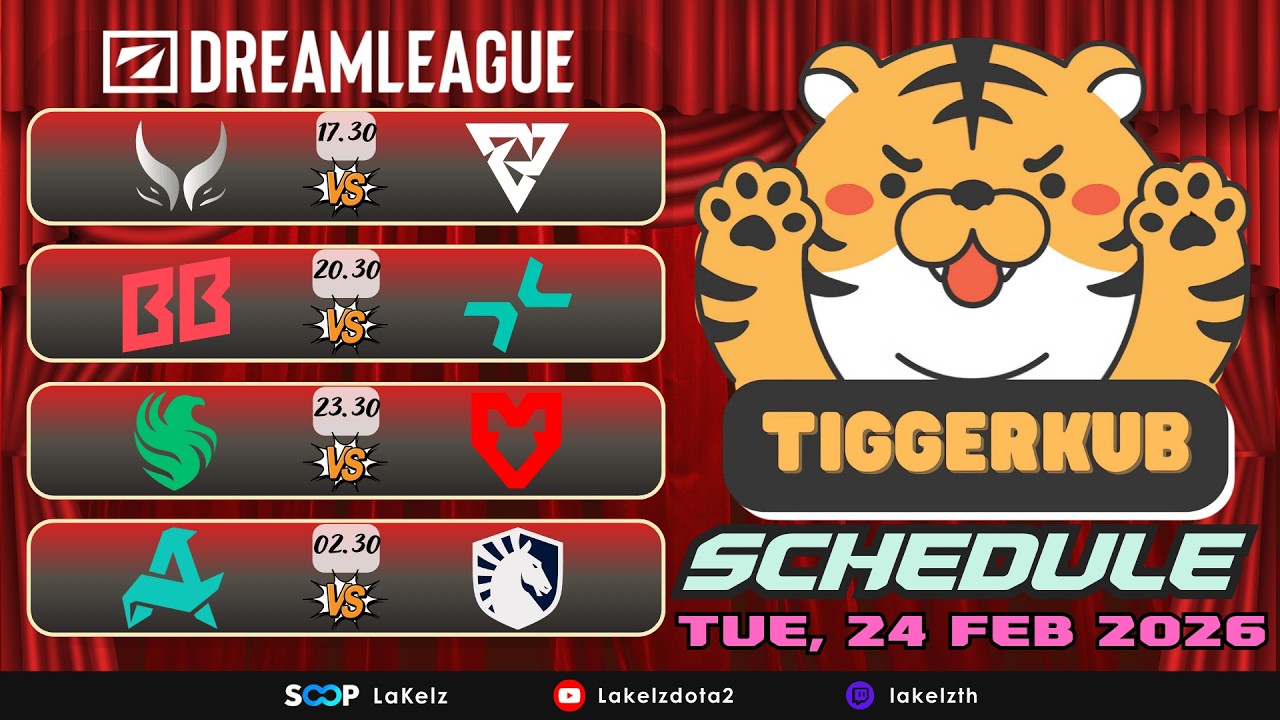 🔴LIVE 🏹[Feed] DreamLeague S28: Group Stage 2 - Day 4 (Bo3): !tipme โดเนทขึ้นจอ