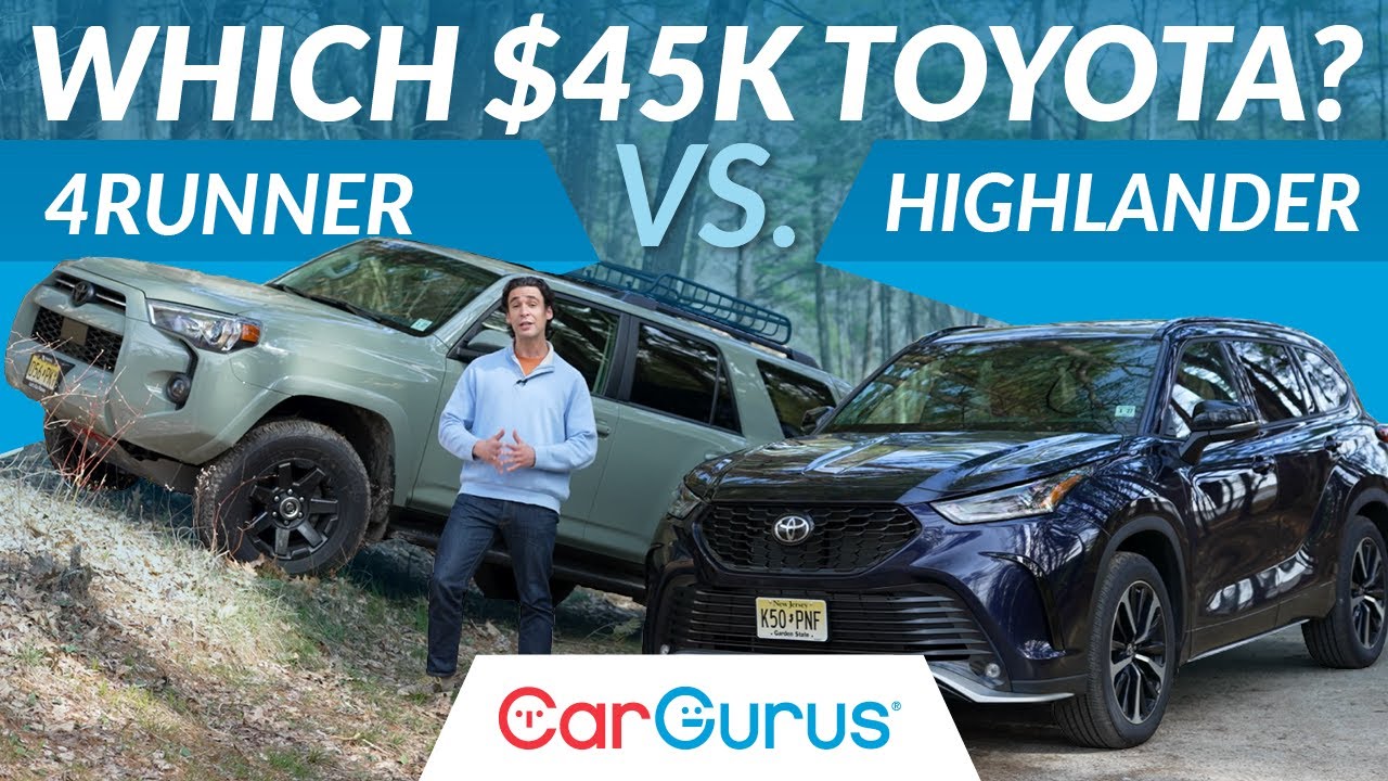 2022 Toyota Highlander vs 2022 Toyota 4Runner | Toyota's $45,000 Question